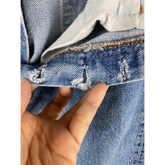 VTG Y2k Levi's 501xx Original Fit Button Fly Straight Leg Denim Jeans W28 E294 - Picture 6 of 6